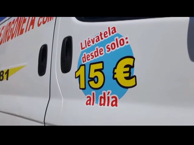 alquiler de furgonetas por horas