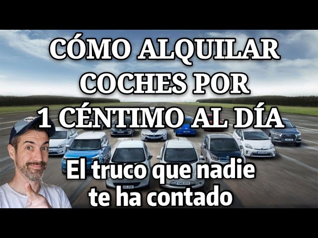 cómo alquilar un coche