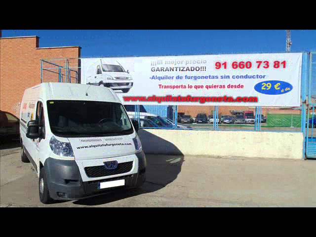 requisitos para alquilar una furgoneta